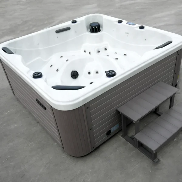 Outdoor Happy - 5 Person Hot Tub with 2 Loungers