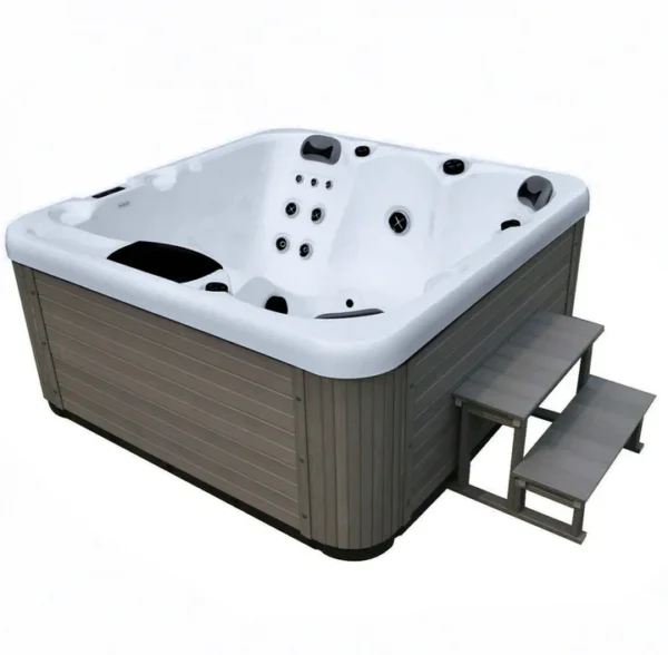 Outdoor Sun - 5 Person Hot Tub with 1 Lounger - Image 2