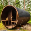Hekla Barrel 250 - 6 Person Outdoor Sauna - Image 3