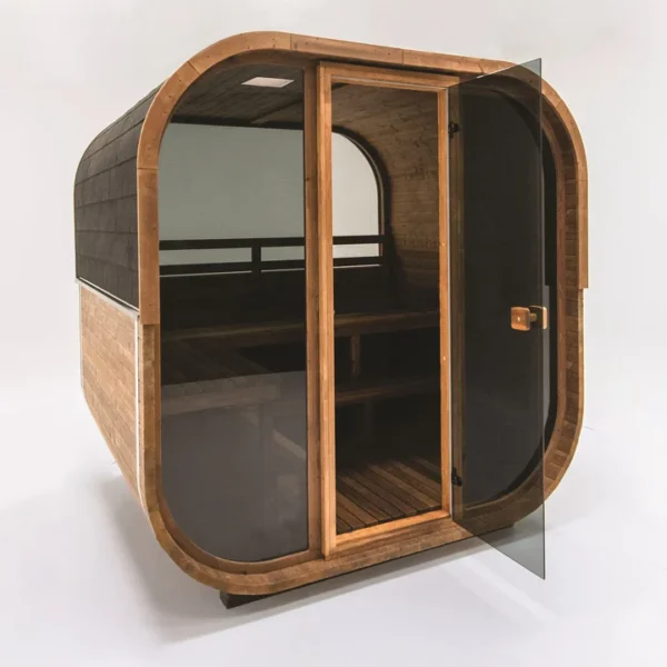 Hekla Cube 250 - 6 Person Outdoor Sauna - Image 2