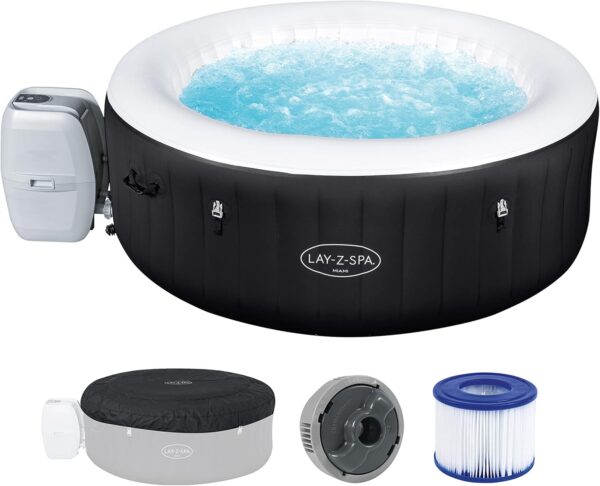 Lay-Z-Spa Miami AirJet Inflatable Hot Tub Spa For 2-4 person - Image 2