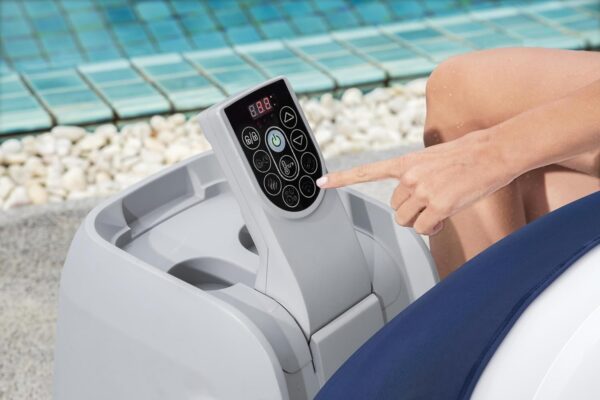 Lay-Z-Spa Saint Tropez Hot Tub with 120 Airjet Massage System with Floating LED light - Image 3