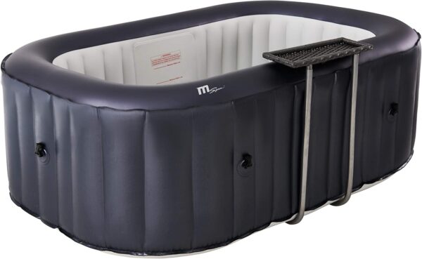 Latest Mspa Portable Hot Tub Round 6 Persons Outdoor Bubble Spa Pool - Image 2