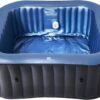 Latest Mspa Portable Hot Tub Round 6 Persons Outdoor Bubble Spa Pool - Image 5