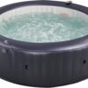 Latest Mspa Portable Hot Tub Round 6 Persons Outdoor Bubble Spa Pool