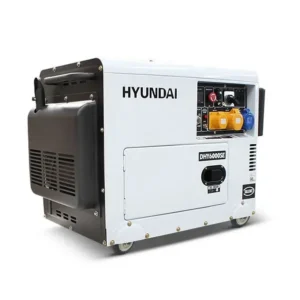 Portable Electric Hyundai DHY6000SE Diesel Generator