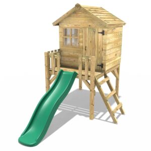 Rebo Orchard Playhouse, 6FT Slide – Swan D Green