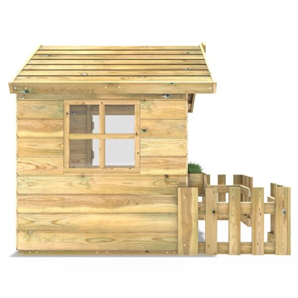 Rebo Orchard 4FT x 4FT Garden Children’s Playhouse – Swift - Image 2