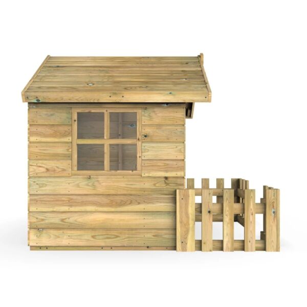 Rebo Orchard Children’s 4FT x 4FT Wooden Garden Playhouse – Lark - Image 2