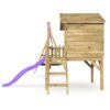 Rebo Orchard Playhouse, 900mm Deck & 6FT Slide – Sage Purple - Image 2